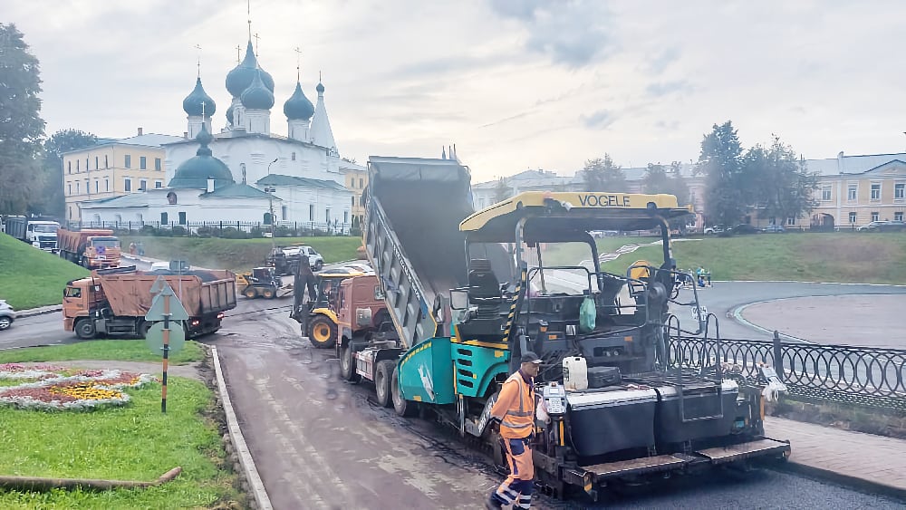 Асфальтирование загородной дороги Проекты компании